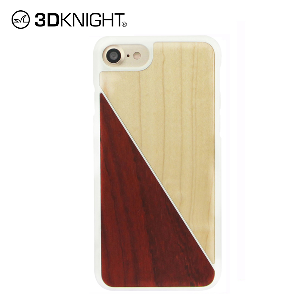 New combined maple wood and red rosewood phone wood case for iphone 6 7 8 X Xs
