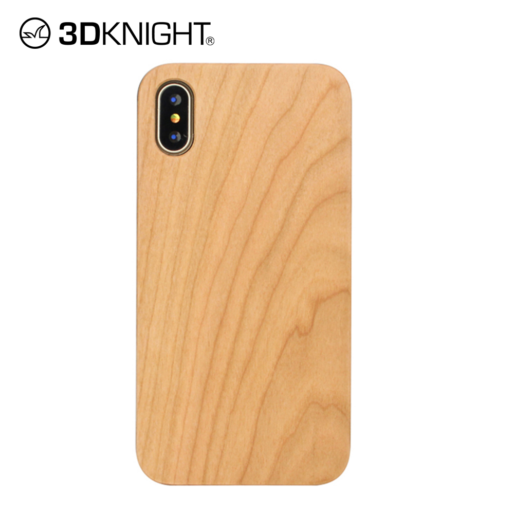 top quality cherry wood cover edge wood phone case for iphone 6 7 8 X Xs